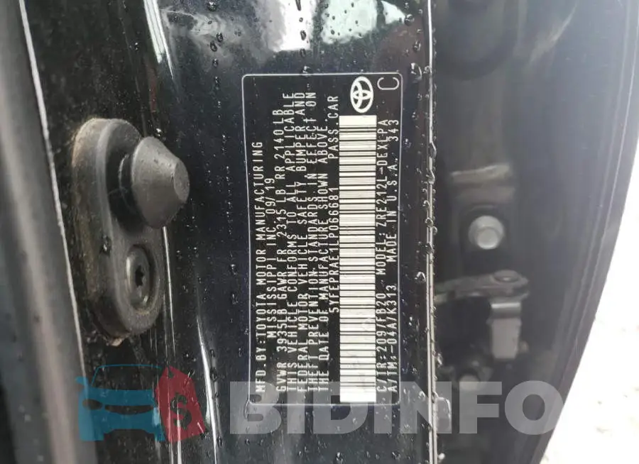 5YFEPRAE1LP066681 Photo# 12