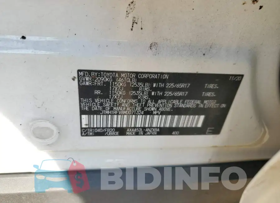JTMH1RFV8MD071324 Photo# 12