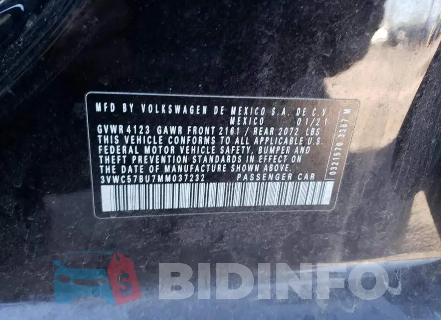 3VWC57BU7MM037232 Photo# 12
