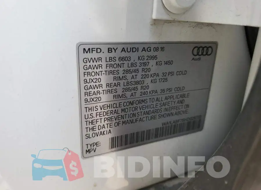 WA1LABF75HD026733 Photo# 12