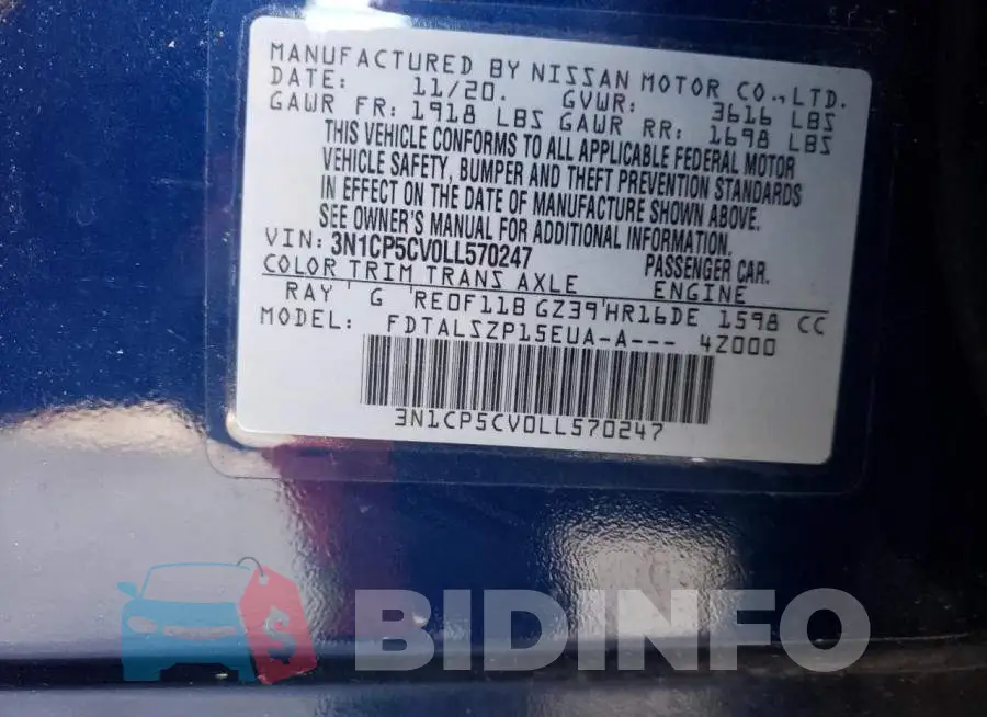 3N1CP5CV0LL570247 Photo# 12