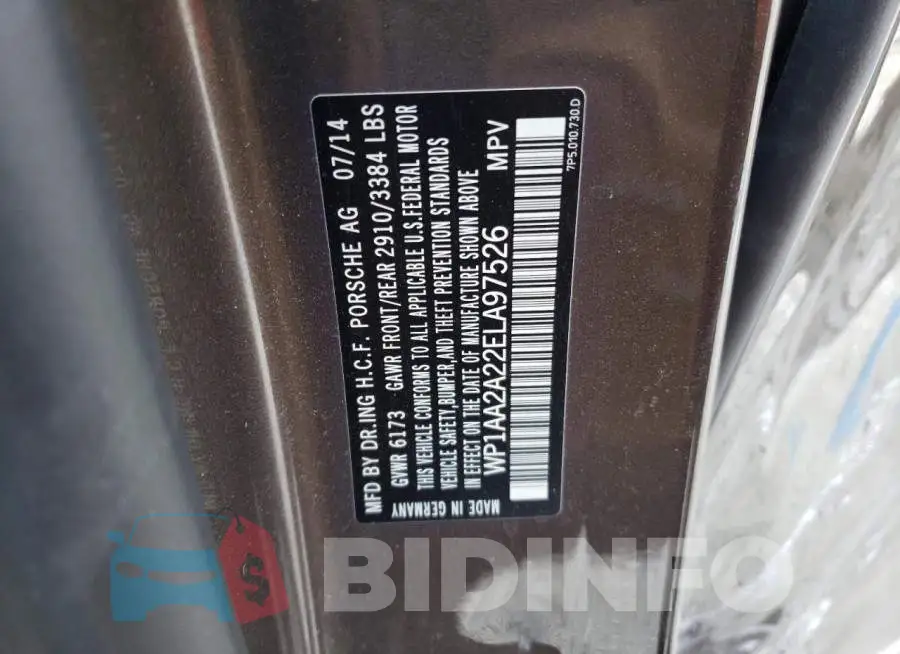 WP1AA2A22ELA97526 Photo# 13