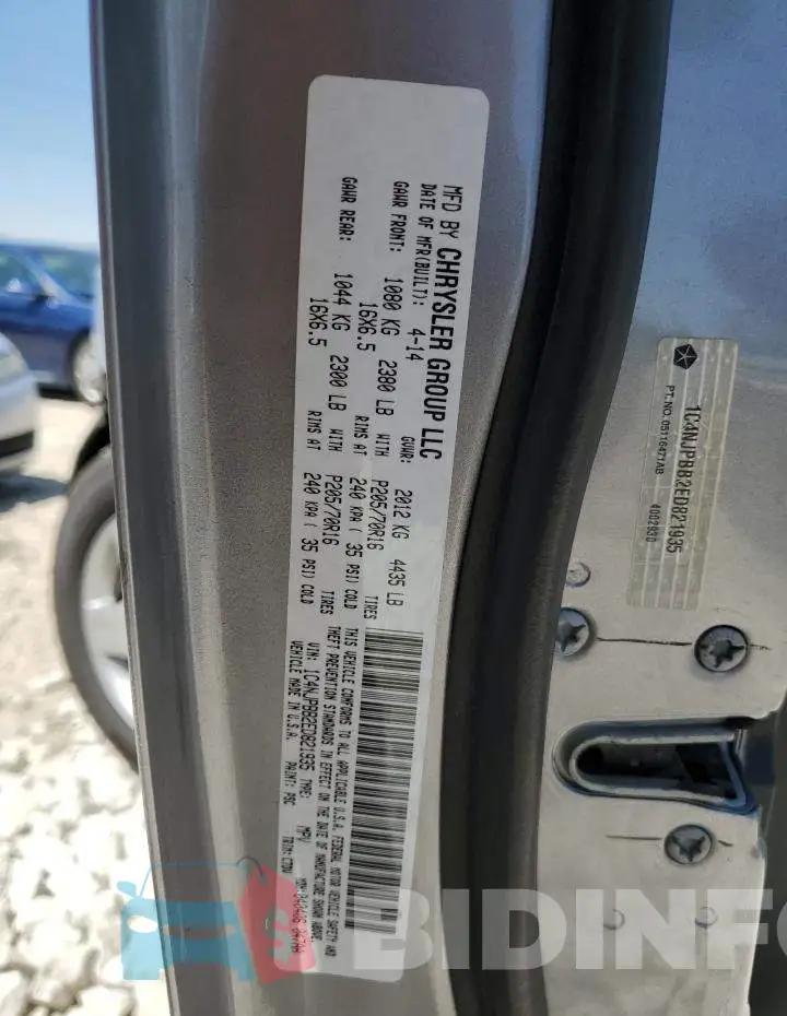 1C4NJPBB2ED821935 Photo# 14