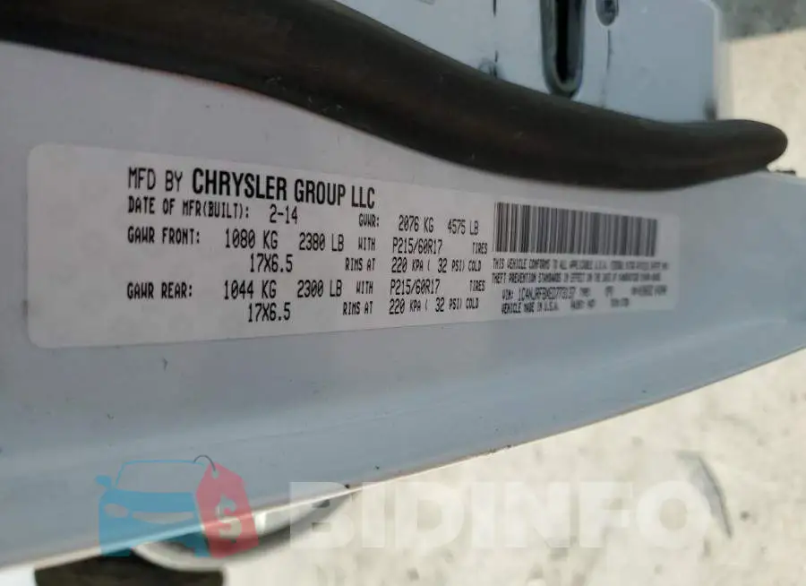 1C4NJRFBXED773137 Photo# 13
