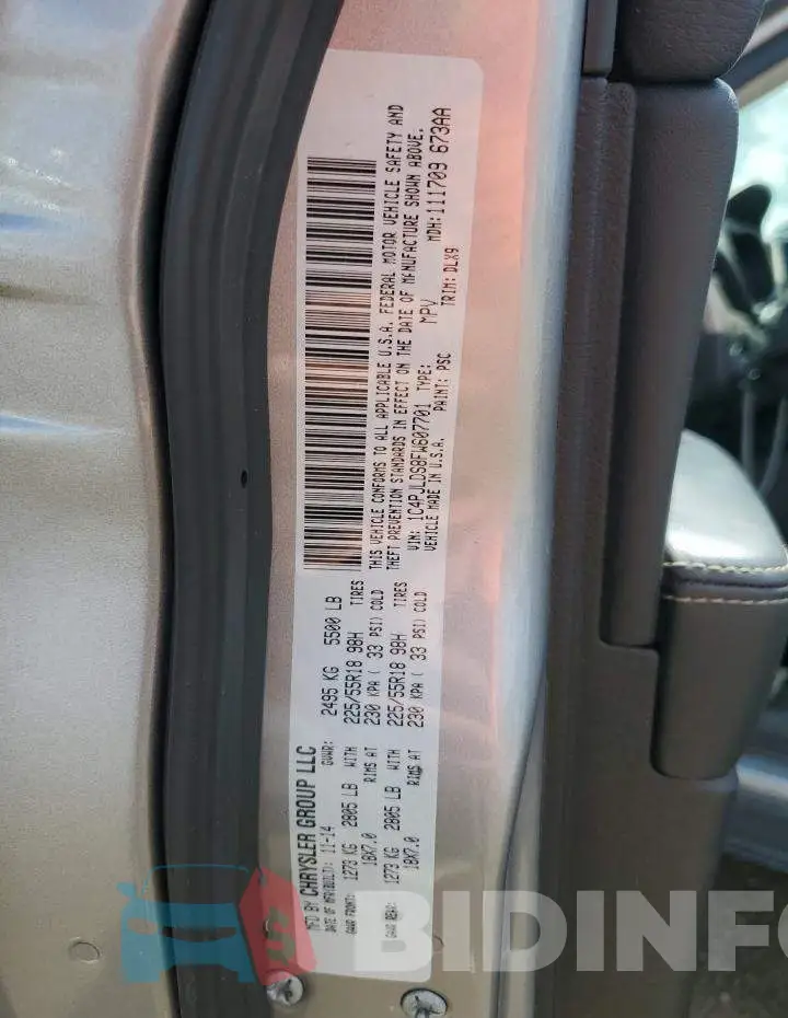 1C4PJLDS8FW607701 Photo# 13