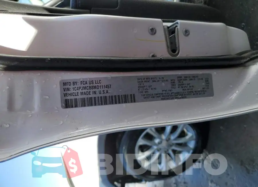 1C4PJMCB8MD111457 Photo# 14