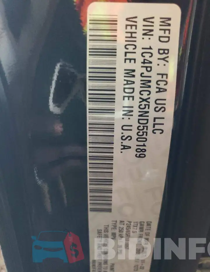 1C4PJMCX5ND550189 Photo# 13