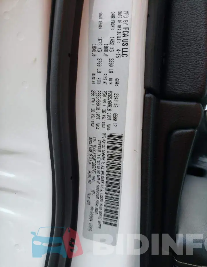 1C4RJFBG0FC862725 Photo# 13