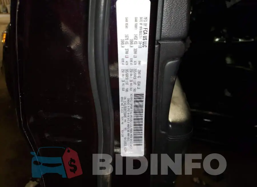 1C4RJFBG5KC538485 Photo# 13