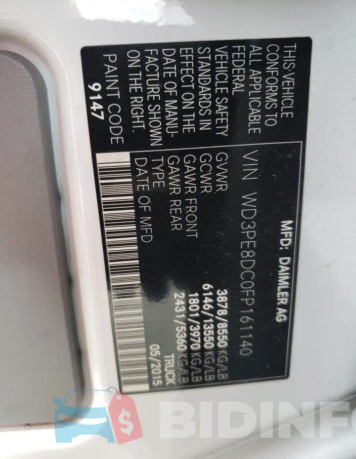 WD3PE8DC0FP161140 Photo# 13