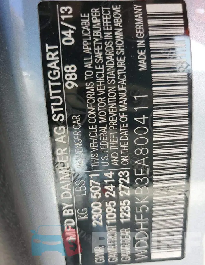 WDDHF5KB3EA800411 Photo# 13