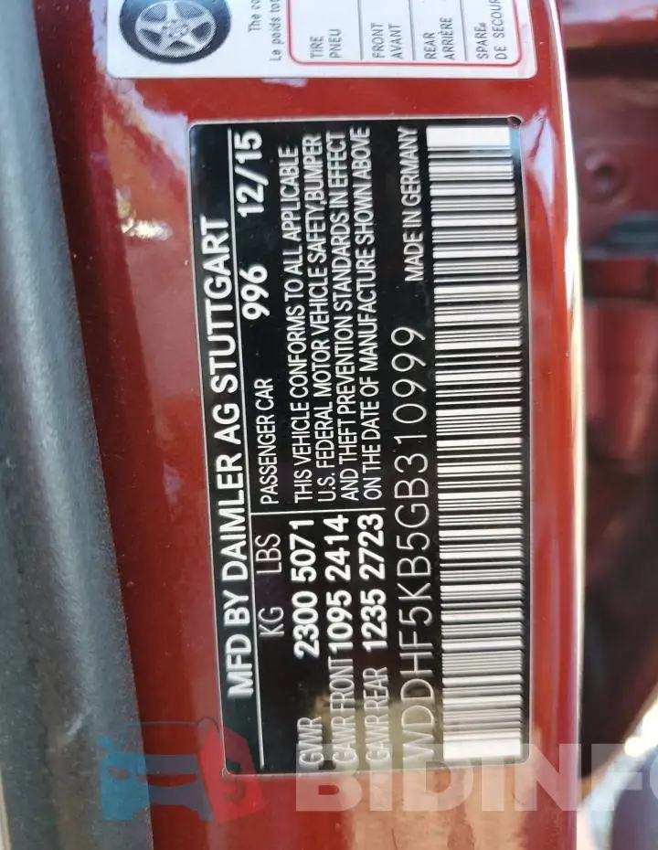 WDDHF5KB5GB310999 Photo# 12