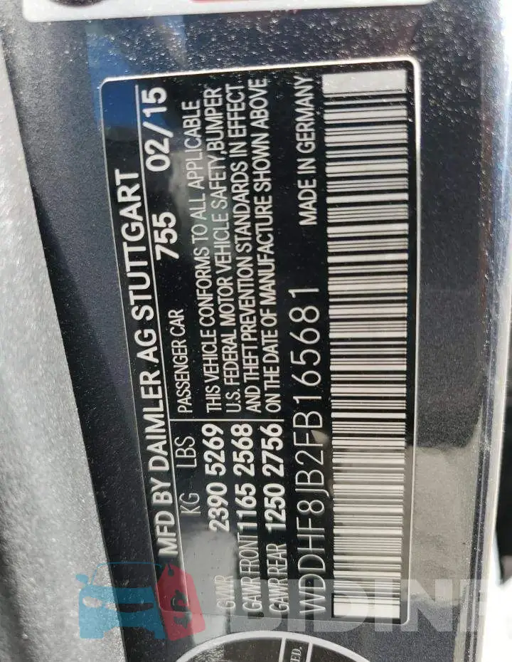 WDDHF8JB2FB165681 Photo# 12