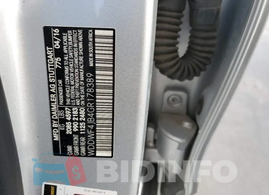 WDDWF4JB4GR178389 Photo# 13