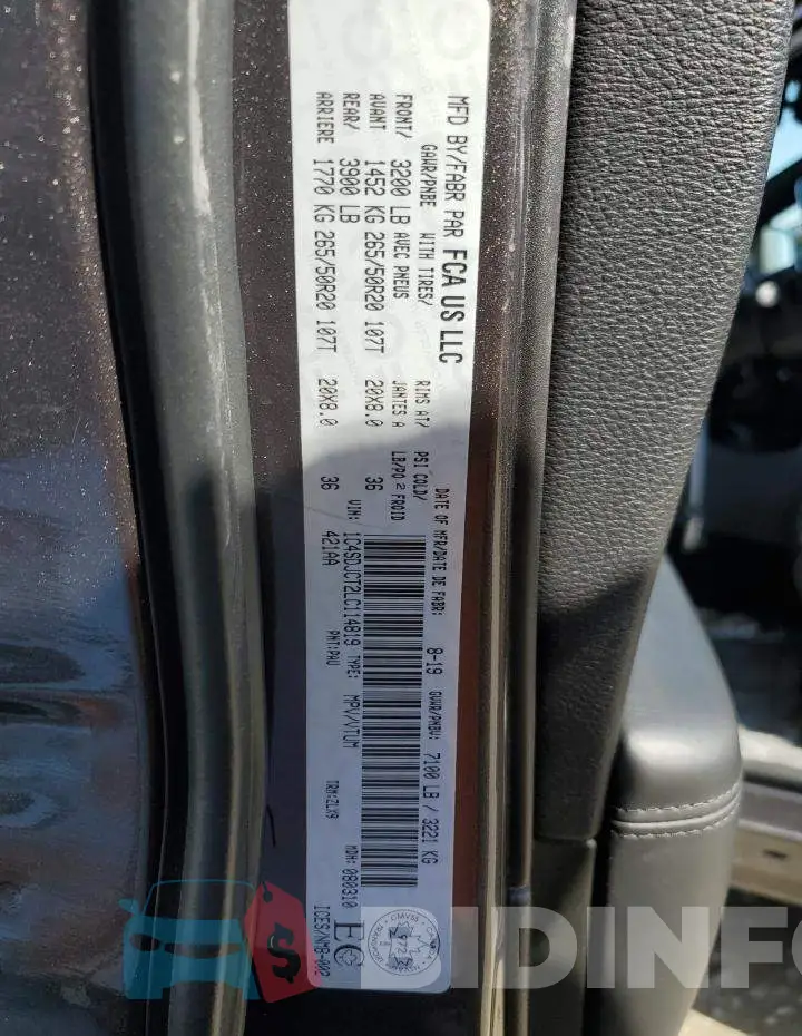 1C4SDJCT2LC114819 Photo# 14