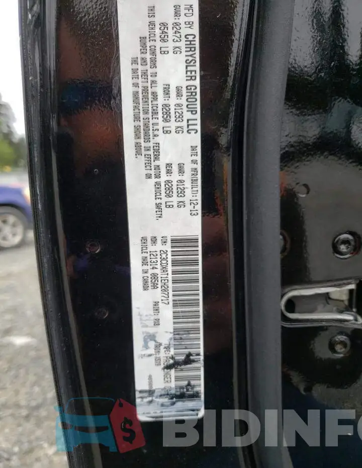 2C3CDXAT1EH207717 Photo# 12