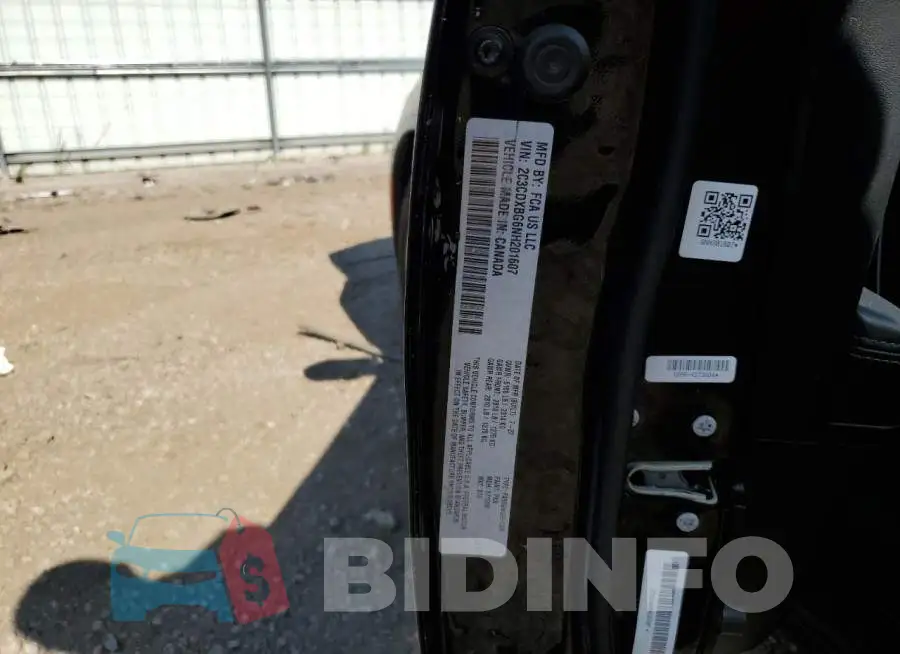 2C3CDXBG6NH201607 Photo# 12