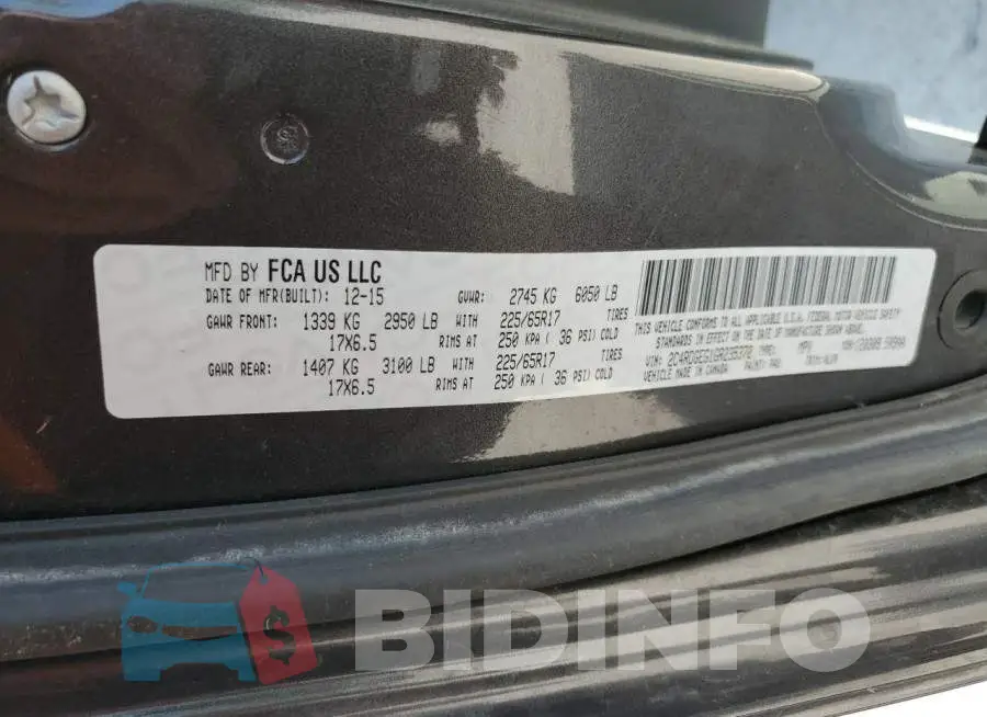2C4RDGEG1GR235372 Photo# 13
