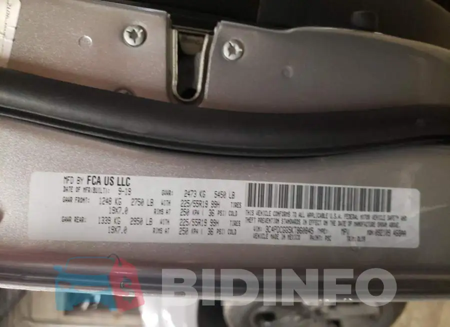 3C4PDCGG5KT860845 Photo# 13
