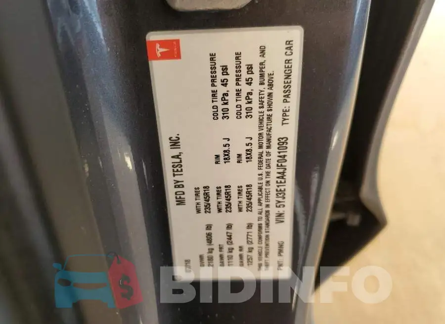 5YJ3E1EA4JF041093 Photo# 12