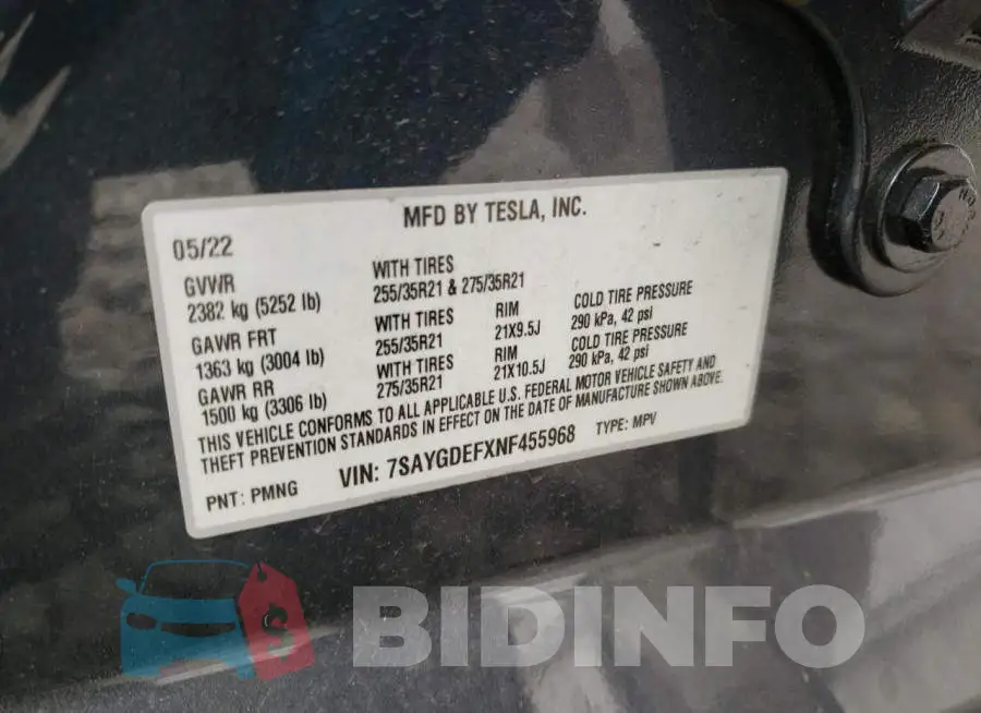 7SAYGDEFXNF455968 Photo# 12