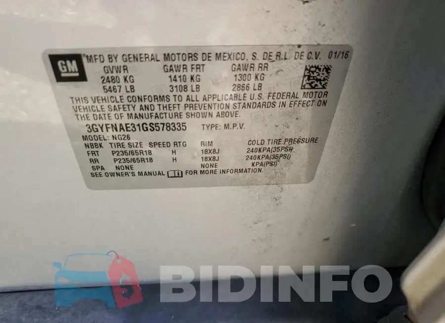 3GYFNAE31GS578335 Photo# 14