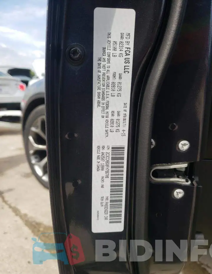 2C3CCABG8FH786708 Photo# 13