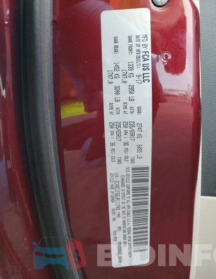 2C4RC1FG6JR111703 Photo# 13