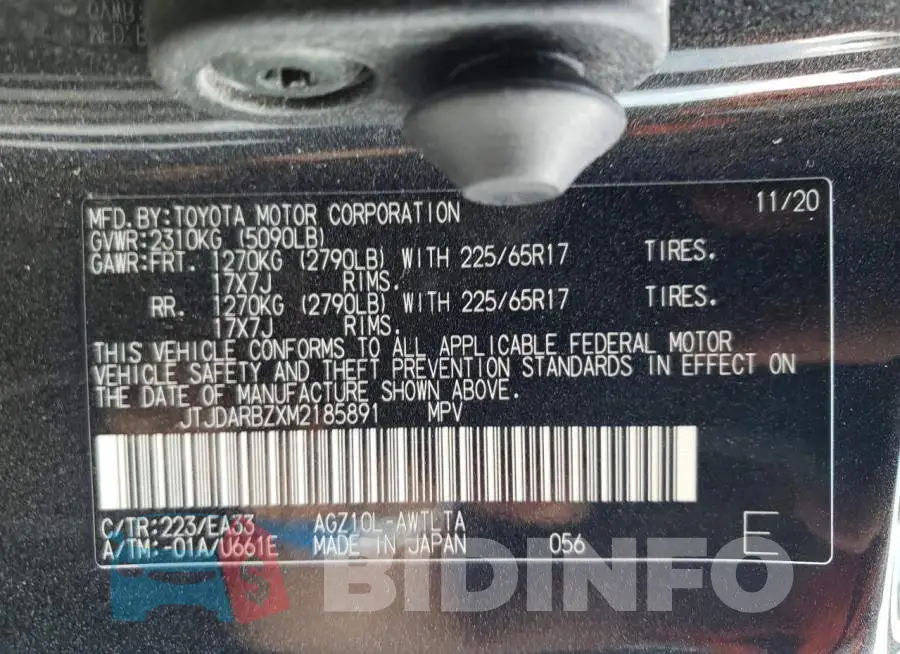 JTJDARBZXM2185891 Photo# 13