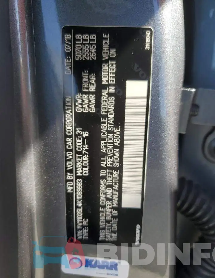 YV1102GL4K1089983 Photo# 12