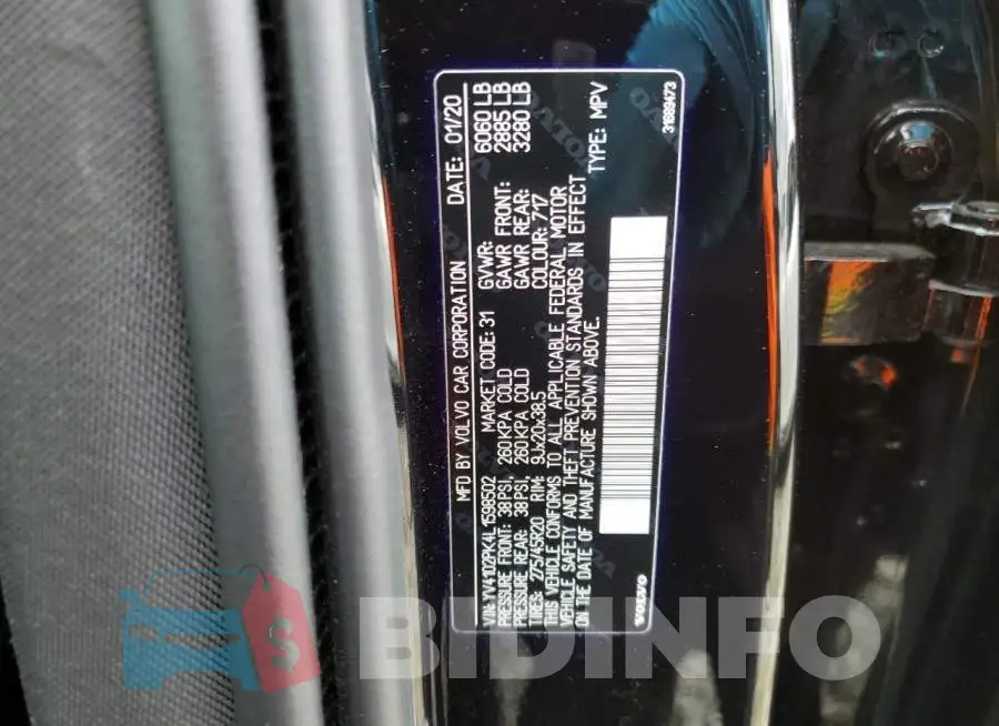 YV4102PK4L1598502 Photo# 12