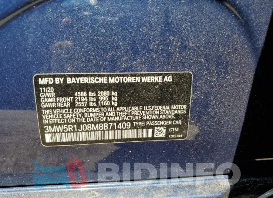 3MW5R1J08M8B71409 Photo# 12