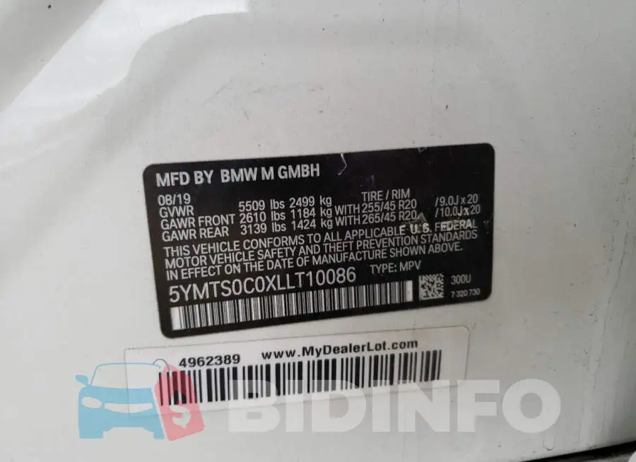 5YMTS0C0XLLT10086 Photo# 12