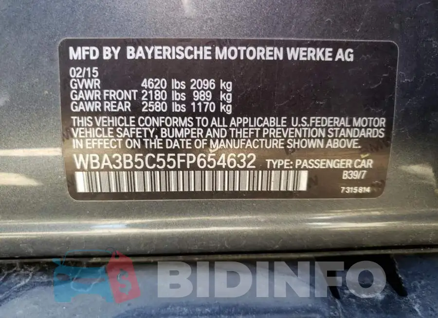 WBA3B5C55FP654632 Photo# 13