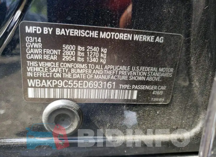 WBAKP9C55ED693161 Photo# 13