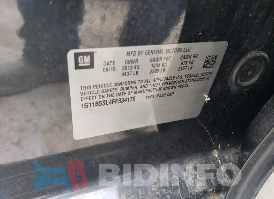 1G11B5SL4FF334176 Photo# 12