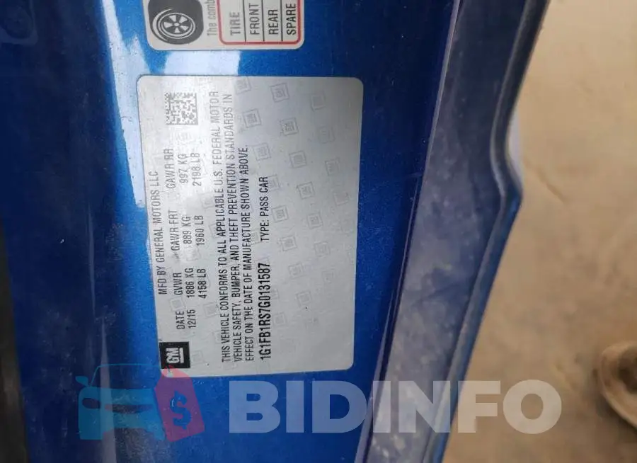 1G1FB1RS7G0131587 Photo# 12
