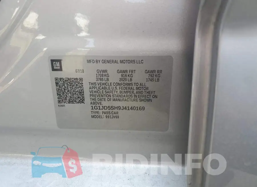 1G1JD5SH9J4140169 Photo# 12