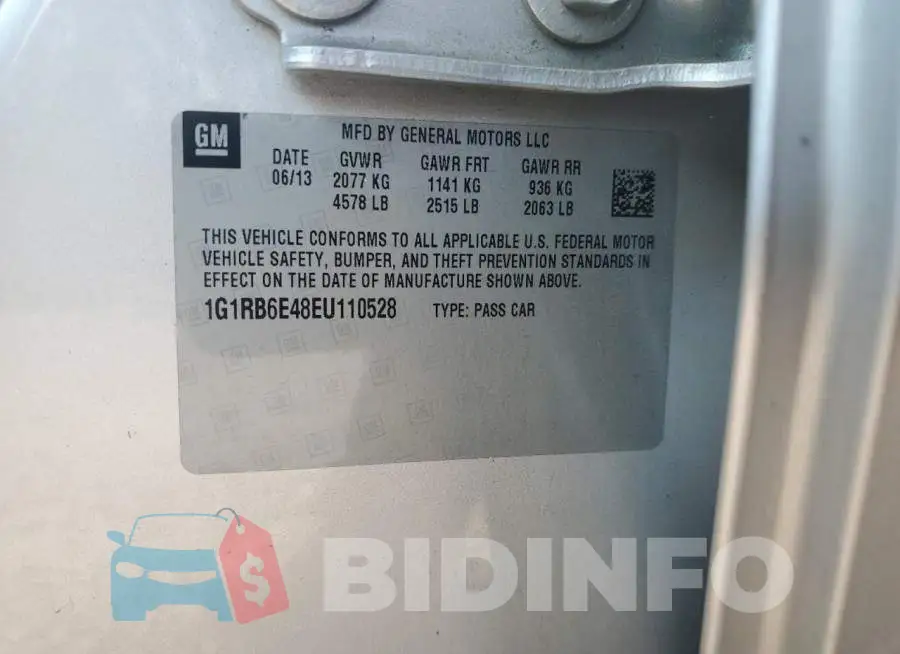 1G1RB6E48EU110528 Photo# 12