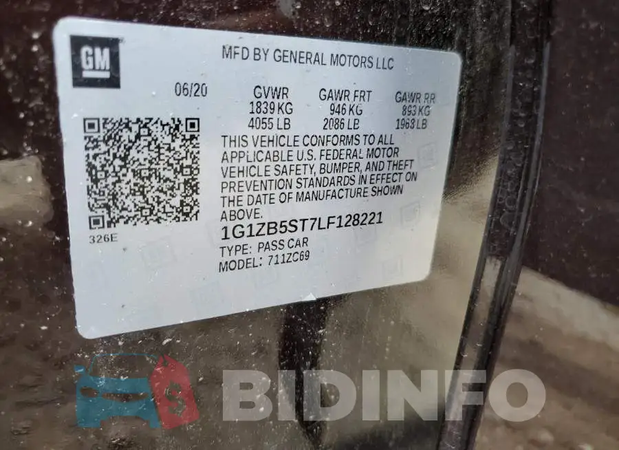 1G1ZB5ST7LF128221 Photo# 13