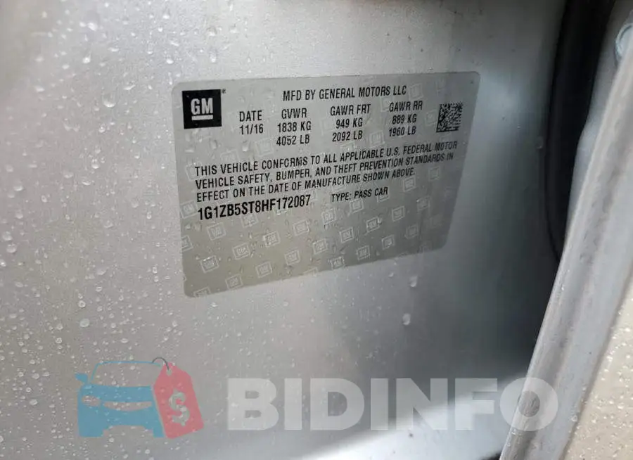 1G1ZB5ST8HF172087 Photo# 12