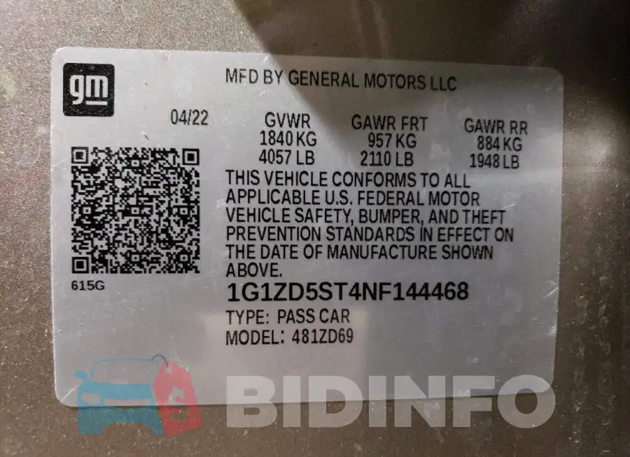 1G1ZD5ST4NF144468 Photo# 12