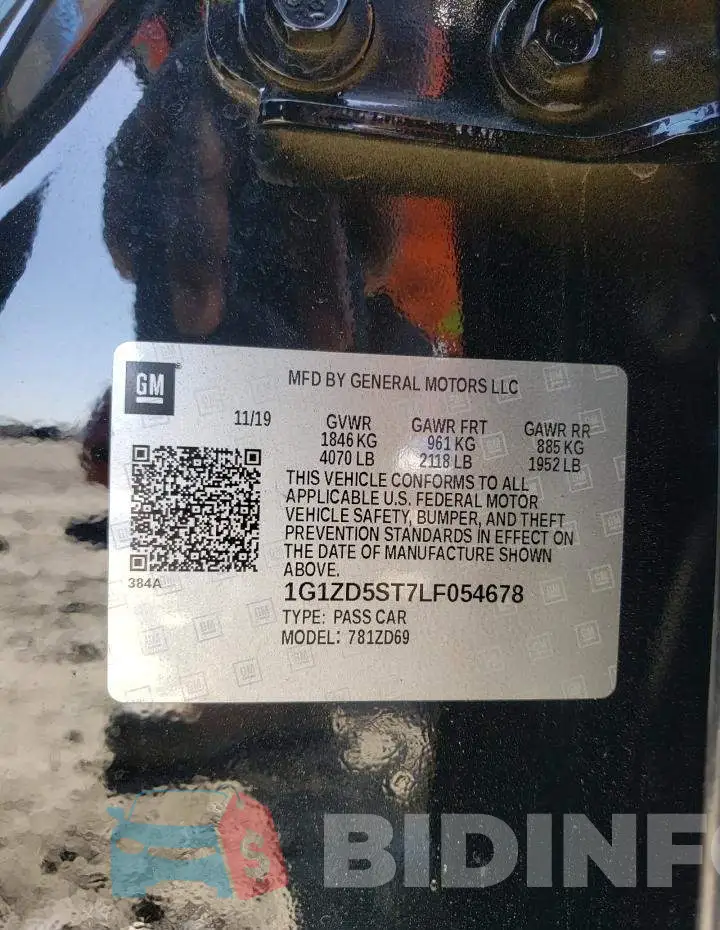 1G1ZD5ST7LF054678 Photo# 12