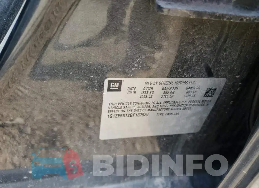 1G1ZE5ST2GF182829 Photo# 12