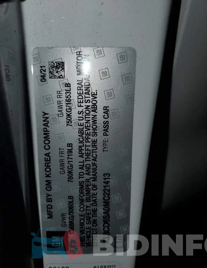 KL8CD6SA0MC221413 Photo# 12