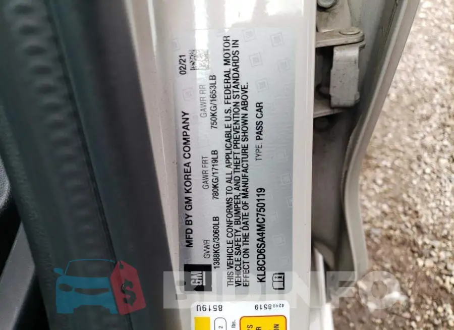 KL8CD6SA4MC750119 Photo# 12