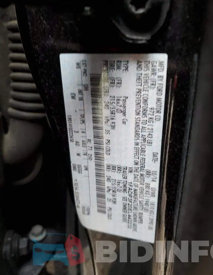1FADP3F20EL442232 Photo# 13