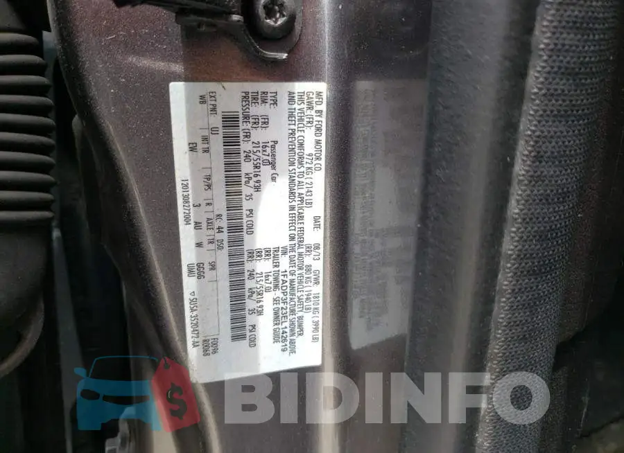 1FADP3F23EL142619 Photo# 12