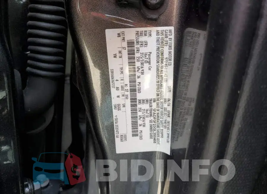 1FADP3F23GL350468 Photo# 12