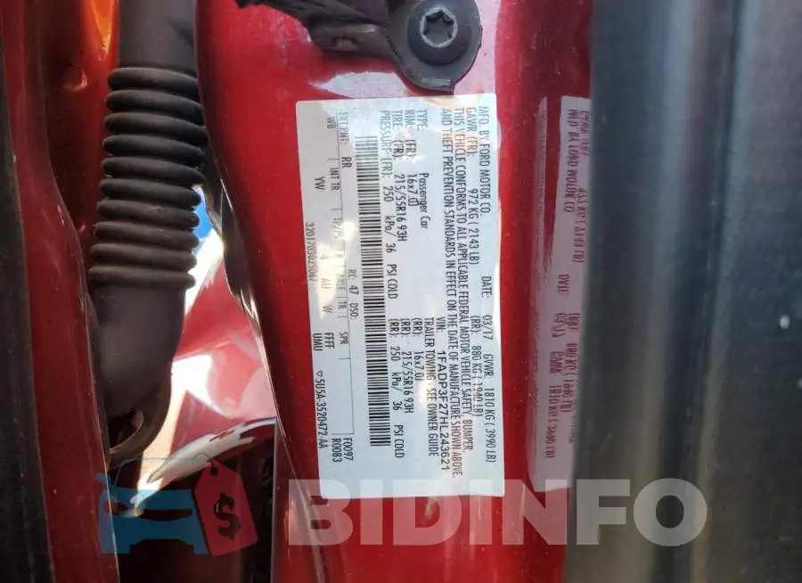 1FADP3F27HL243621 Photo# 12